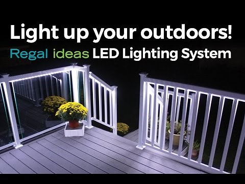 Light up your Outdoors with Regal ideas LED Lighting System!