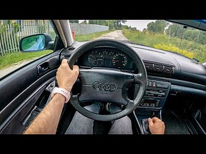 1995 Audi A4 B5 [1.8 125 HP] |0-100| POV Test Drive #810 Joe Black