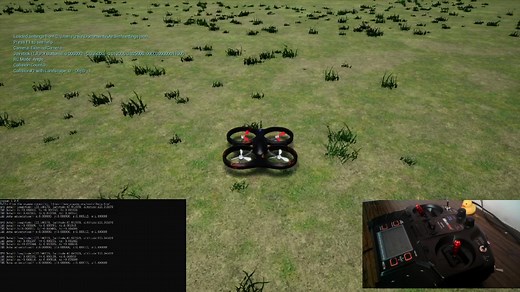 使用航模遥控器连接控制AirSim模拟器-UE4-microsoft-airsim