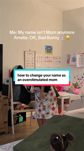 Even Bad Bunny doesn’t get peace in this house😆 this went on for 2 hours btw 😂 changing “mom” name was too funny #overstimulated #mom #motherhoodunplugged #relatable #fyp