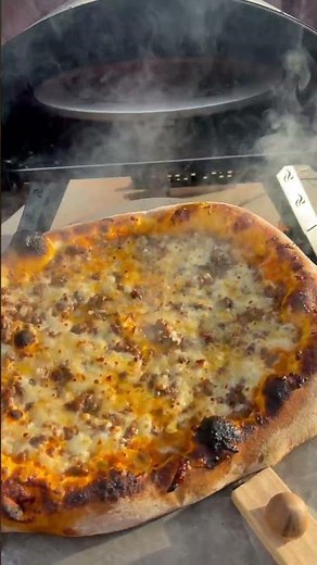 Next-level cooking. Bertello SimulFIRE 16" Rotating Outdoor Pizza Oven #cheese #shorts #pizza #grill