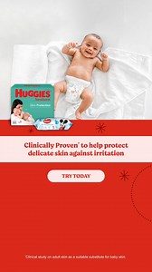 1.6K views | Our Clinically Proven Layer* helps to provide better than ever skin protection. We’re skin obsessed, baby! *Clinical study using adult skin as a suitable substitute for baby skin. | Huggies | Facebook