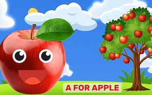 ABCDEFG英文学习，A For Apple 字母拼音歌曲 __ ABCD 学习