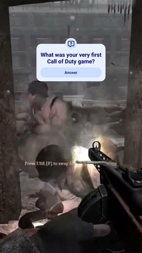 What was your very first Call of Duty game? #cod #callofduty #gaming #cod2 #shootergames