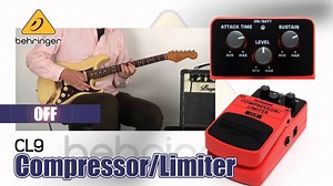 BEHRINGER: ギター コンプレッサー/リミッターCL9 サウンドバリエーション