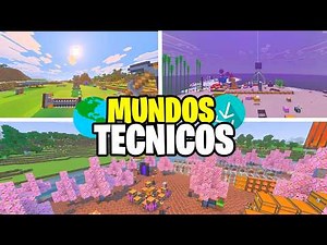DOWNLOAD 3 TECHNICAL WORLDS For Minecraft Bedrock 1.21+ 😮⛏️