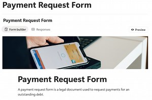 Payment Request Form