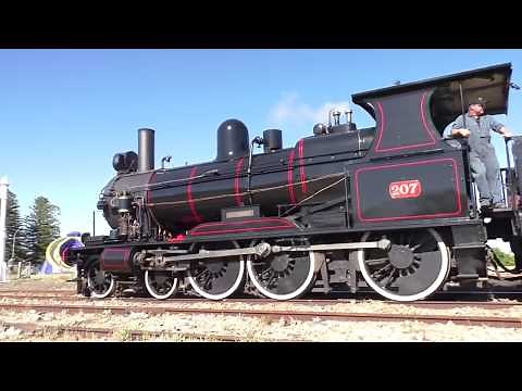 Australian Steam Trains - Rx 207 & 621 Steam Ranger Grey Timetable 27/12/15