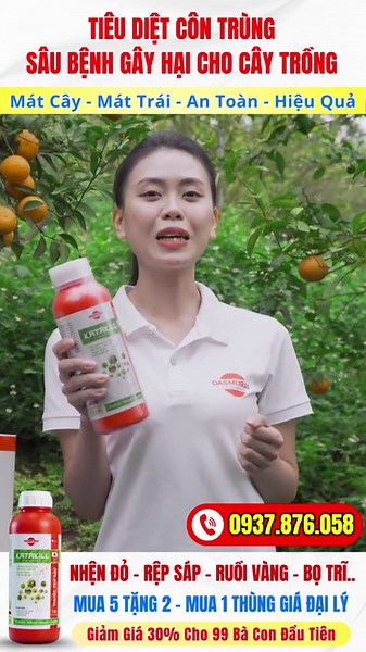 Chỉ 1 lần phun đánh bay ngay nhện đỏ, ruồi vàng, bọ trí, sâu đục thân, sâu xanh, bọ xít, rầy nâu, rầy xanh, rệp sáp gây hại cho cây trồng của bà con Giúp bà con tiết kiệm 50% chi phí Hotline / Sỉ Lẻ : 0937.876.058 #saurieng #sauriengmientay #sauriengdaklak #sauriengtiengiang #sauriengtaynguyen #caphe #càphe #càphê #sầuriêng #nôngnghiệp #nôngnghiệpsạch #vuoncaphe #vuonsaurieng #nhendo #repsap #sauducthan #botri #ruoivang #rayphantrang #rayxanh #rayxanhsaurieng