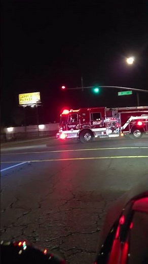 Fire Engine Sirens & Lights