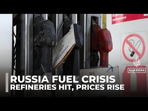Fuel shortages hit Russia as drone attacks damage refineries and prices soar