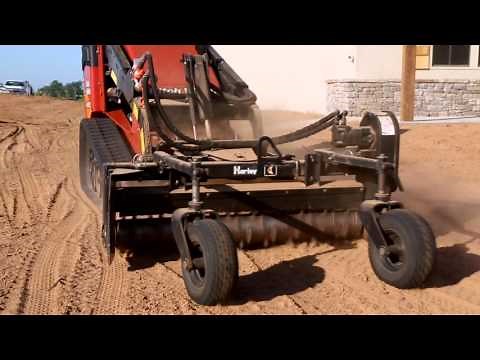 Harley Rake Attachment for Ditch Witch Mini Skid Steers