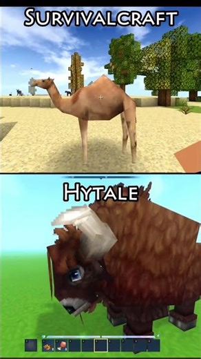Animals in Hytale VS SURVIVALCRAFT 2 #survivalcraft2 #survivalcraft #hytale