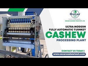 Ultra Modern Fully Automatic Turnkey Cashew Processing Plant by Oscar Cashew Tech