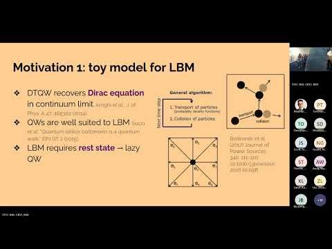 Lazy Quantum Walks with Native Multiqubit Gates