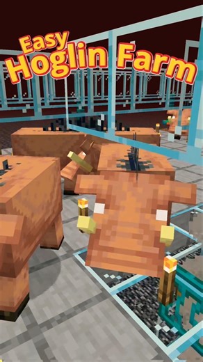 Easy Hoglin Farm!🤯😱🤯!