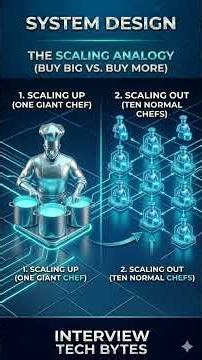 #21 Buy a bigger PC or buy MORE PCs? Horizontal scaling for massive growth #java #techinterview