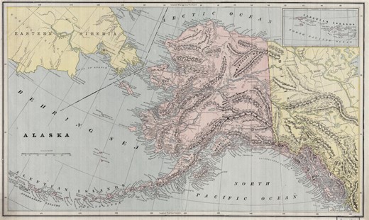 Vintage Alaska Map Digital Download, Antique USA Map, United States Printable Wall Art - Etsy Australia