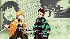 10K views · 537 reactions | Joining Tanjiro for episode 11's review segment is Zenitsu! Catch Demon Slayer: Kimetsu no Yaiba episode 12 streaming tomorrow! | Demon Slayer: Kimetsu no Yaiba | Facebook