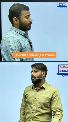 12K views · 302 reactions | What do you think? Follow us and learn more. #coding #java #corejava #Programming #backend #computerscience #interview #interviewquestions | CoDing SeeKho | Facebook