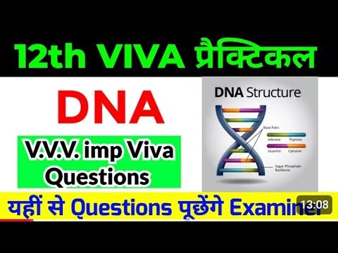 # 12th Biology Practical Viva | DNA Viva questions Class 12 | 12th Biology Viva questions 2024 vvip