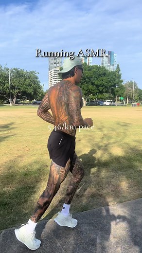 Running ASMR Experience at Varying Paces