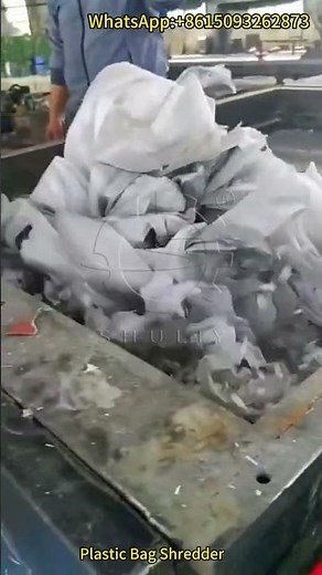 Plastic Bag Shredder Machine | High-Efficiency Recycling Shredder for Plastic Waste