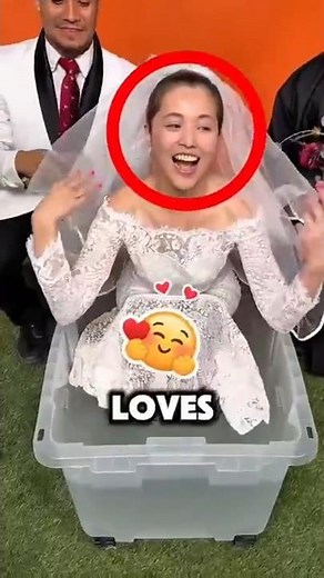 What happened when they poured paint on her wedding dress? 😲🎨👗