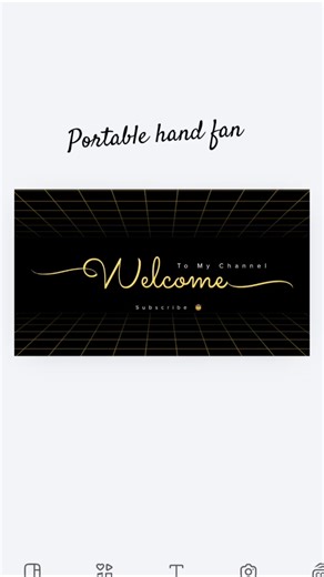 portable hand fan for 🌞 SUMMER ⛱️