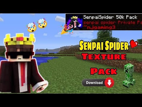 How to Download ‪@SenpaiSpider‬ Texture Pack|| F.T. ‪@SenpaiSpider‬