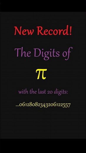 Breaking Pi: The New World Record Revealed!