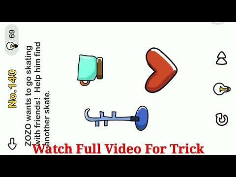 Brain Out Level 199 ZOZO want to go skating with friends, help him find another skate.