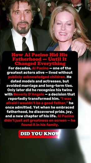 Al Pacino's Hidden Family Story Revealed