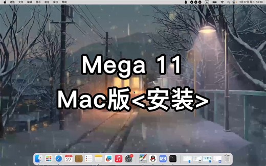 Mega 11 for Mac安装视频教程