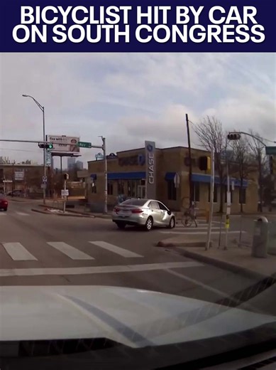 Bicyclist Hit by Car on South Congress: Eyewitness Account