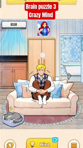 Help the man warm up. #brainpuzzle #crazy #explore #gameplay #games