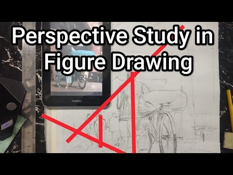 Perspective Study in Figure Drawing in CItiscape