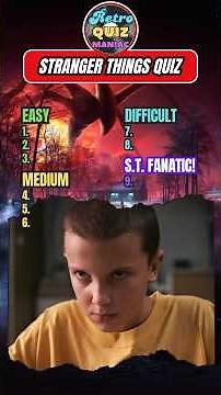 Guess the Stranger Things Character: Stranger Things Quiz #quiz #trivia #netflix #strangerthings