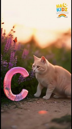 C for Cat | Learn Alphabet C for Kids | HA Kidz Wonders 🌙