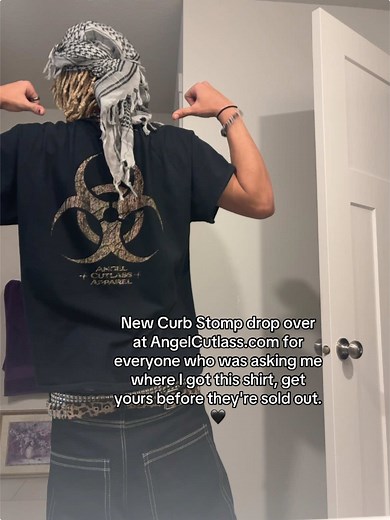 New Limited Edition Curb Stomp Shirt from Angel Cutlass