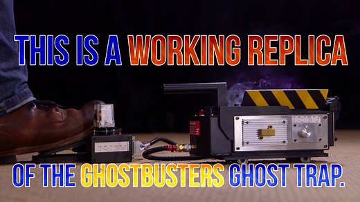 Witness the amazing (and operational) Ghostbusters ghost trap replica, which we've been working on with Sean Charlesworth for the past few months. (Yes, MONTHS.) | Tested