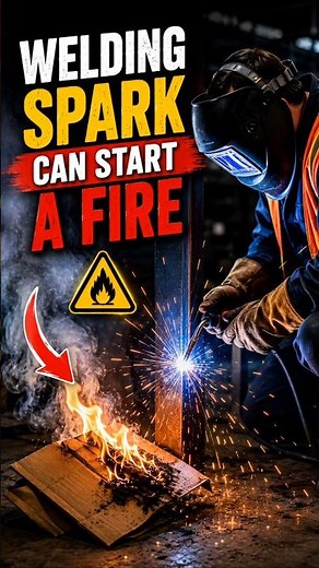 Welding Safety Near Miss 🔥 | One Spark Can Cause a Workplace Fire! ⚠️