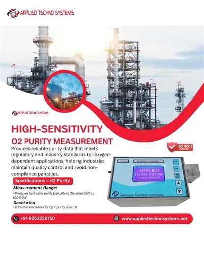 ATS-202A Oxygen Purity Analyzer – Industrial Oxygen Gas Monitoring System
