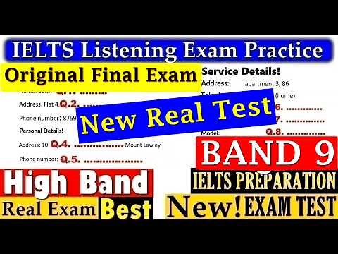 IELTS LISTENING PRACTICE TEST 2026 WITH ANSWERS | 05.01.2026