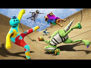 GTA 5 Poppy Playtime Squad Creative Ragdolling and Jumping