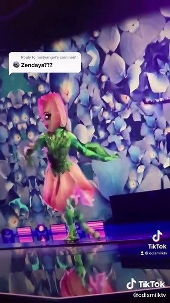 Zendaya on Masked Singer - Tulip Masked Singer Performance