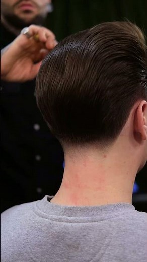 Cleanest Taper Fade Pompadour | Classic Men’s Haircut #barber