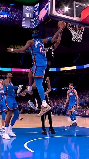 STEPH CASTLE POSTERIZED SHAI IN OT 🥶😳 Game 1 vs Thunder | 2026 NBA Playoffs