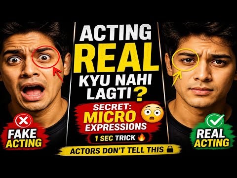 Micro Expressions Kaise Use Kare? (Acting Tips) 👀