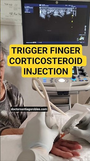 Corticosteroid injection for trigger finger (4th Digit)